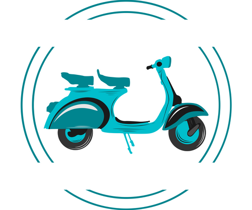 Lets Ride Your Scooter Poster Canvas Movie Film Print A0 A1 A2 A3 A4 A5 A6 Art W