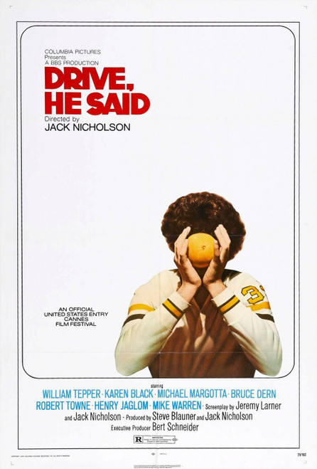 Drive, He Said (1971)_2 Movie Film Poster Canvas iconic design