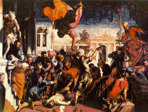 The_Miracle_of_St_Mark_Freeing_the_Slave_WGA Poster Canvas Movie Film Print A0 A