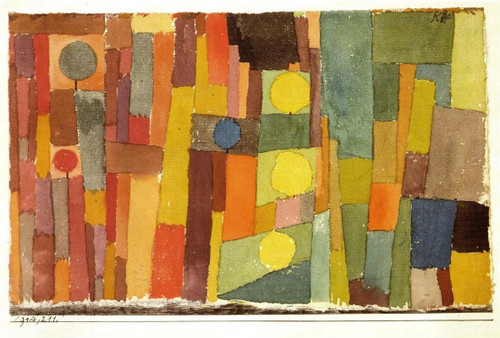 in the style of kairouan 1914 Paul Klee