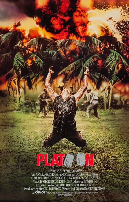 Platoon (1986)_3 Poster Canvas Movie Film Print A0 A1 A2 A3 A4 A5 A6 Art Wall De