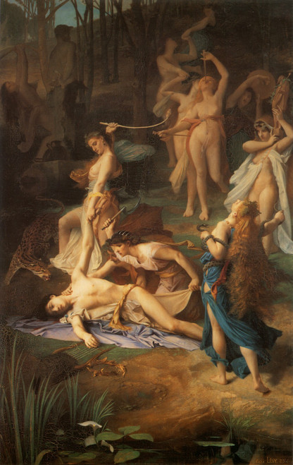 Levy_Emile_Death_of_Orpheus Art Gallery Poster Canvas Print Wall Decoration A0 A
