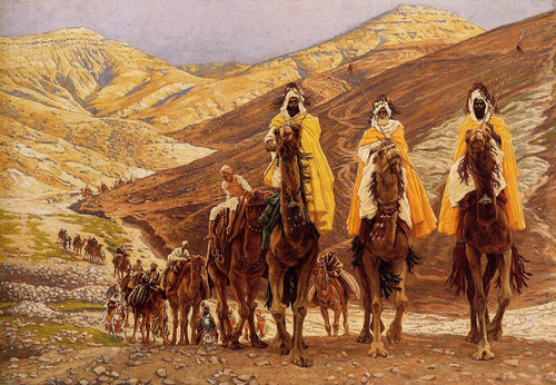 Tissot_Journey_of_the_Magi Poster Canvas Movie Film Print A0 A1 A2 A3 A4 A5 A6 A