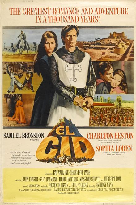 El Cid (1961)_2 Movie Film Poster Canvas iconic design
