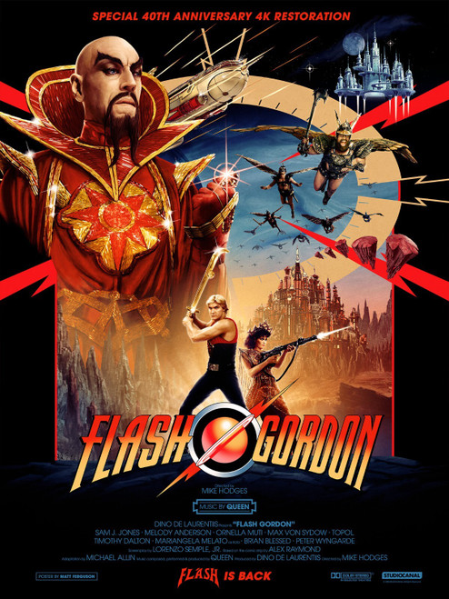 Flash Gordon (1980)_11 Movie Film Poster Canvas iconic design
