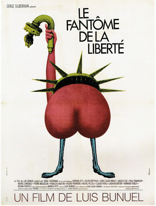 The Phantom Of Liberty -1974 Poster Canvas Movie Film Print A0 A1 A2 A3 A4 A5 A6