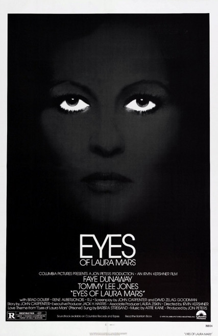 Eyes of Laura Mars (1978)_0 Movie Film Poster Canvas iconic design