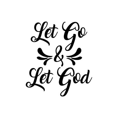 Let Go and Let God-01 Poster Canvas Movie Film Print A0 A1 A2 A3 A4 A5 A6 Art Wa