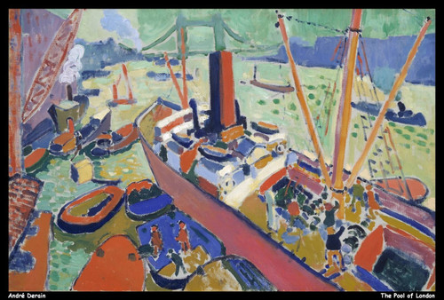 andr-derain--the-pool-of-london_11230658243_o(1) Poster Canvas Movie Film Print