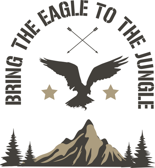 Bring the Eagle to the Jungle (2) Poster Canvas Movie Film Print A0 A1 A2 A3 A4