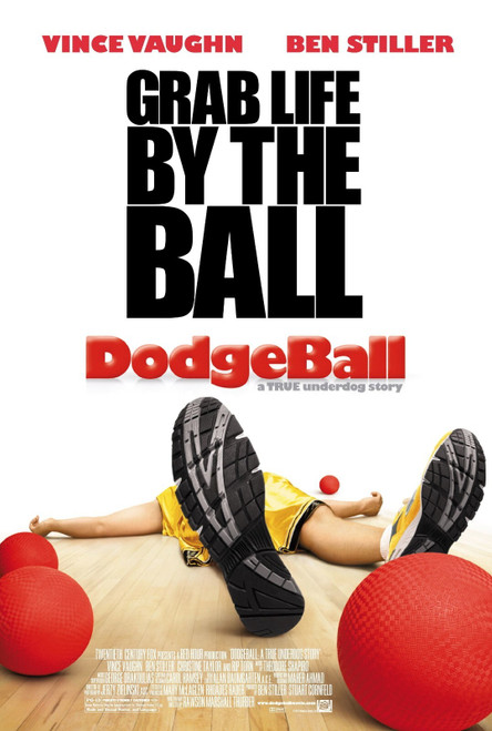 DodgeBall (2004)_2 Movie Film Poster Canvas iconic design