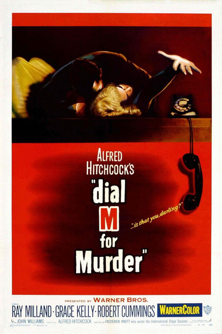 Dial M for Murder (1954)_1 Movie Film Poster Canvas iconic design