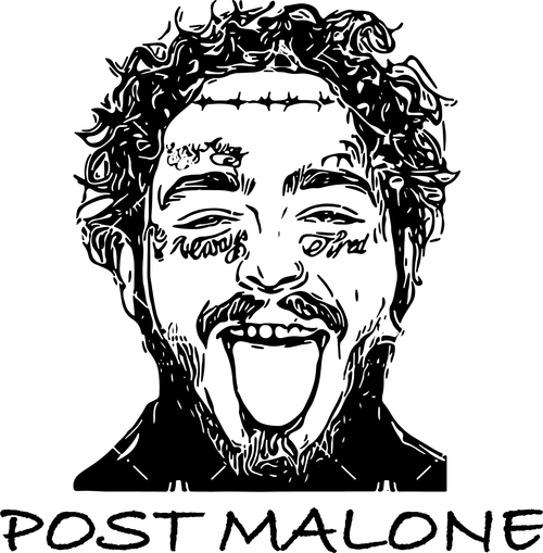 Post Malone 5 Poster Canvas Movie Film Print A0 A1 A2 A3 A4 A5 A6 Art Wall Decor