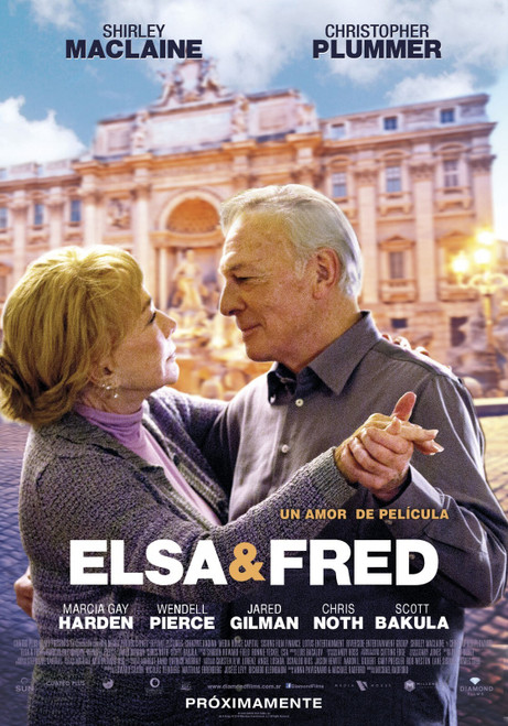 Elsa & Fred (2014)_2 Movie Film Poster Canvas iconic design
