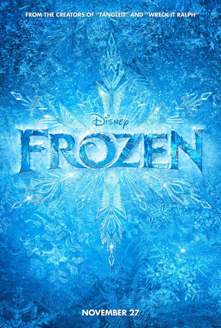 Frozen (2013)_1 Movie Film Poster Canvas iconic design