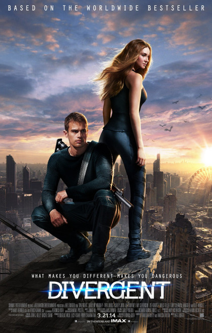 Divergent (2014)_8 Movie Film Poster Canvas iconic design