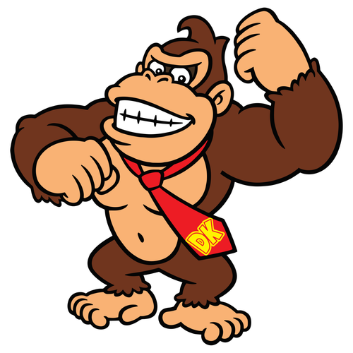 donkey-kong-03 Poster Canvas Movie Film Print A0 A1 A2 A3 A4 A5 A6 Art Wall Deco