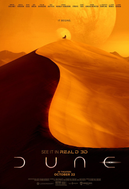 Dune (2021)_19 Movie Film Poster Canvas iconic design