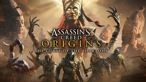 assassin-s-creed-origins-the-curse-of-the-pharaohs-dlc-5k-wallpaper Poster Canva