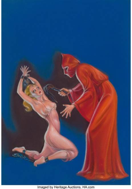 MARGARET BRUNDAGE (American, 1900-1976). The Albino Deaths, Weird Tales pulp cov