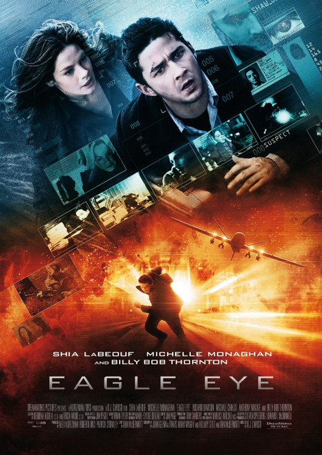 Eagle Eye (2008)_2 Movie Film Poster Canvas iconic design