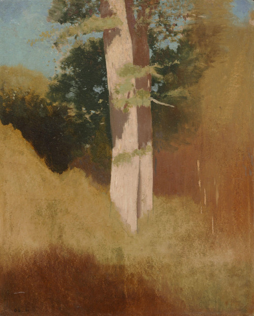 Odilon Redon - Trees in the Blue Sky Poster Canvas Movie Film Print A0 A1 A2 A3