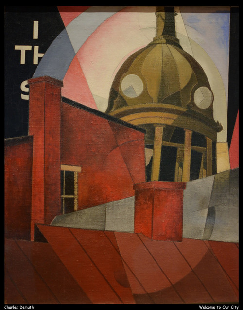 charles-demuth---welcome-to-our-city--jpb_18600838288_o(1) Poster Canvas Movie F