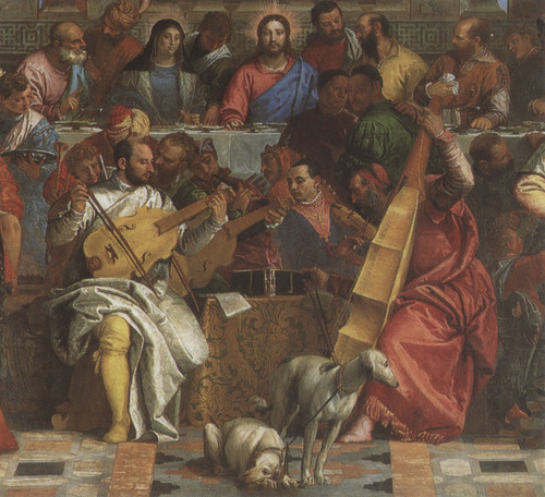 223. (paolo veronese) orchestra of venetian painters of the wedding at cana Post