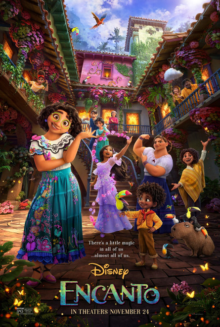 Encanto (2021)_3 Movie Film Poster Canvas iconic design