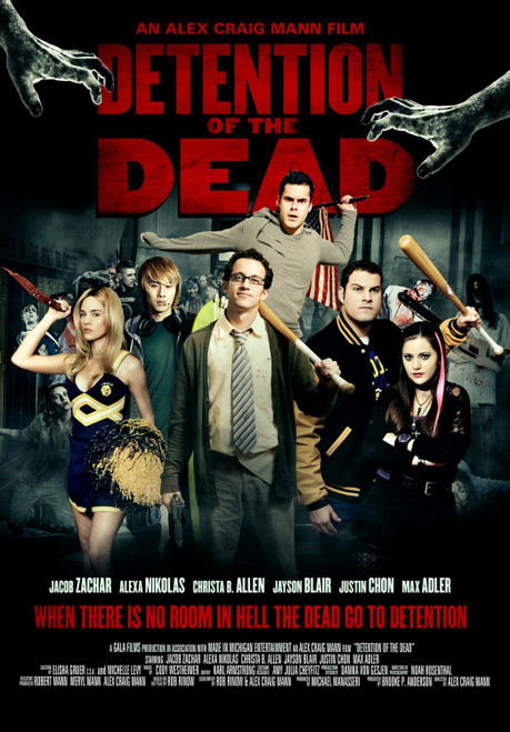 Detention of the Dead (2013)_2 Movie Film Poster Canvas iconic design