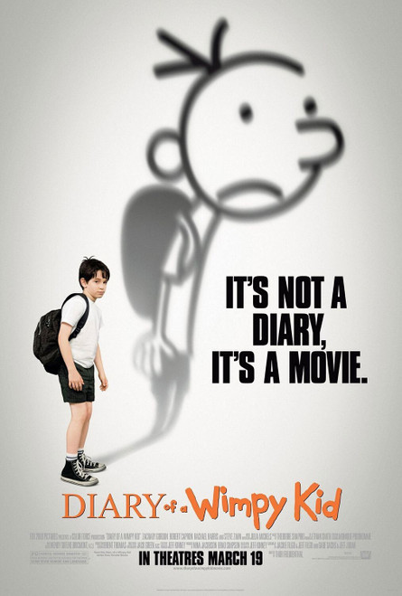 Diary of a Wimpy Kid (2010)_6 Movie Film Poster Canvas iconic design