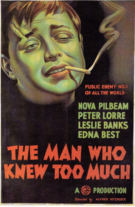 The Man Who Know Too Much-1934 Poster Canvas Movie Film Print A0 A1 A2 A3 A4 A5