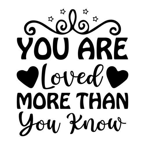 You Are Loved More Than You Know-01 (2) Poster Canvas Movie Film Print A0 A1 A2