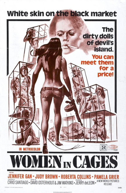 Women in Cages (1971)_0 Poster Canvas Movie Film Print A0 A1 A2 A3 A4 A5 A6 Art