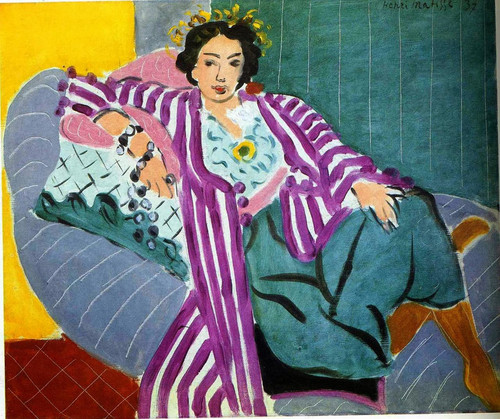 Small Odalisque In A Purple Robe Henri Matisse