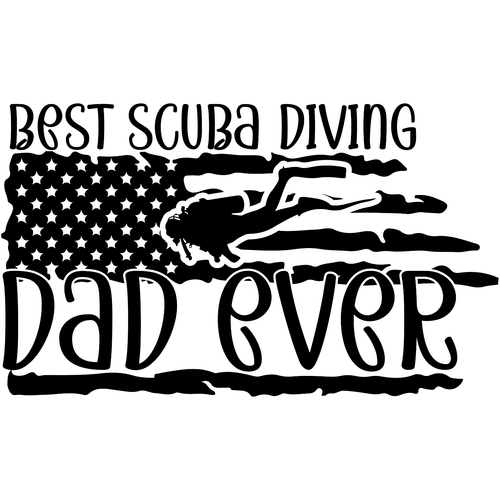 Best scuba diving dad ever-01 (2) Poster Canvas Movie Film Print A0 A1 A2 A3 A4