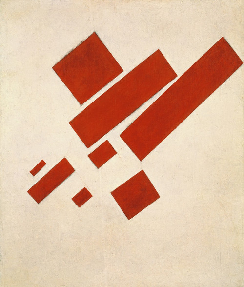 Kazimir Malevich - Eight Red Rectangles Poster Canvas Movie Film Print A0 A1 A2