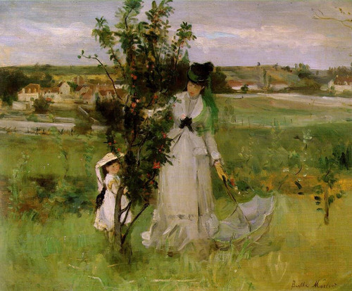 BERTHE_MORISOT_4 Poster Canvas Print Art Painting Decor Reprint wall A0 A1 A2 A3