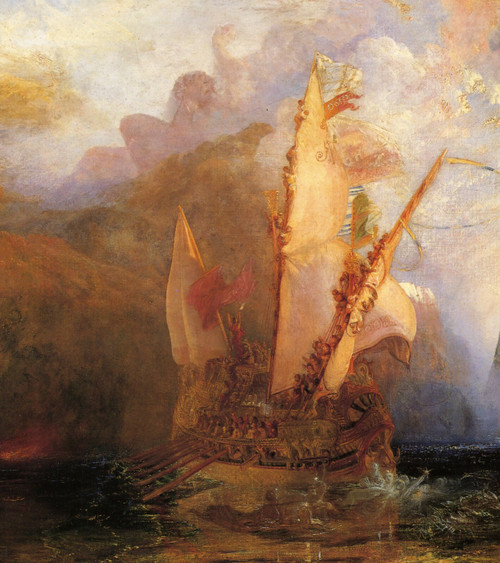 Turner_Joseph_Mallord_William_Odysseus_Deriding_Polyphemus_detail1 Poster Canvas