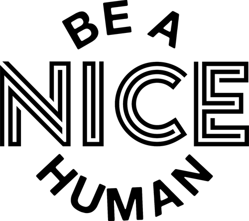 001 BeANiceHuman Funny Poster Design Canvas Motivation Print A0 A1 A2 A3 A4 A5 A
