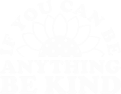 0010 BeAnythingBeKind wht Funny Poster Design Canvas Motivation Print A0 A1 A2 A