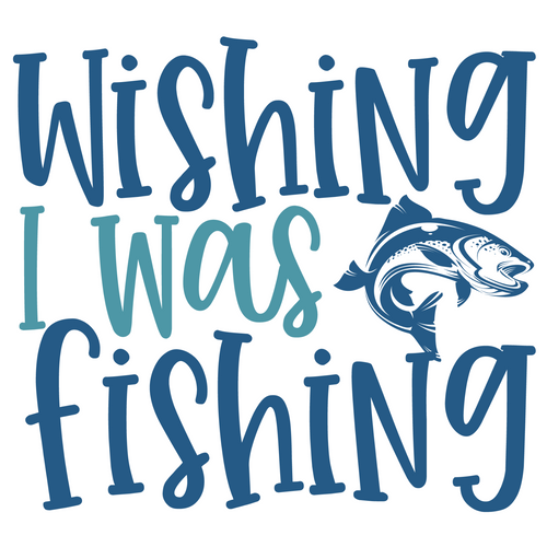 Wishing I was fishing-01 Poster Canvas Movie Film Print A0 A1 A2 A3 A4 A5 A6 Art