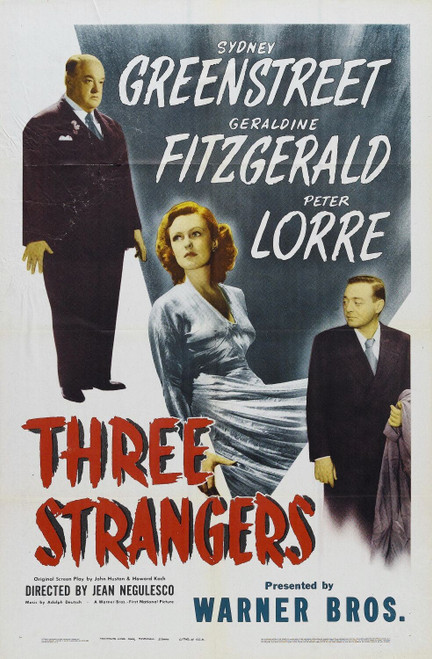 Three Strangers (1946)_1 Poster Canvas Movie Film Print A0 A1 A2 A3 A4 A5 A6 Art