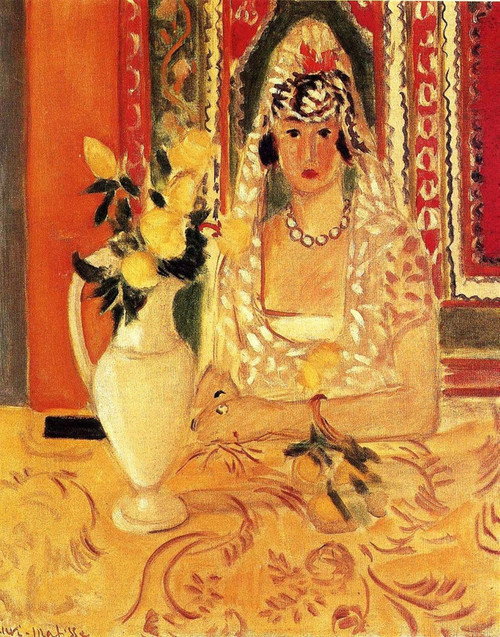 Woman in Turban with Veil 1917 Henri Matisse