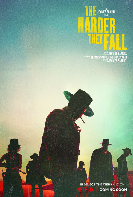 The Harder They Fall (2021)_1 Poster Canvas Movie Film Print A0 A1 A2 A3 A4 A5 A