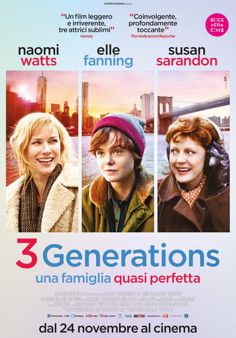 Three Generations (2016)_3 Poster Canvas Movie Film Print A0 A1 A2 A3 A4 A5 A6 A