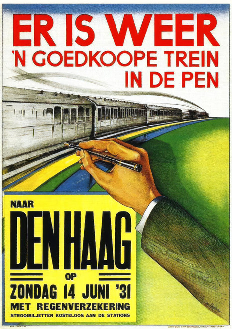 51065857437_Er is weer 'n goedkoope trein in de pen naar Den Haag, 1931-artofuni