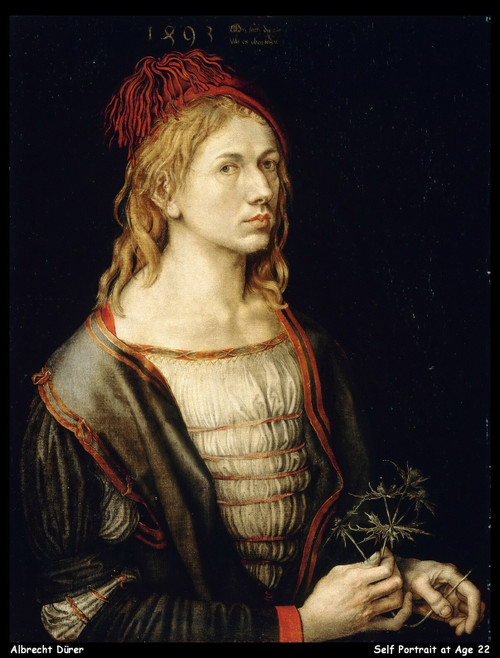 albrecht-drer--self-portrait-at-age-22_11142816794_o(1) Poster Canvas Movie Film