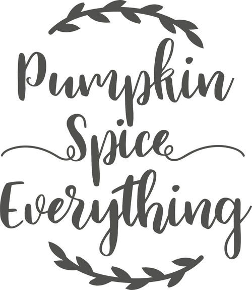 Pumpkin Spice Everything Poster Canvas Unique Design Print A0 A1 A2 A3 A4 A5 A6