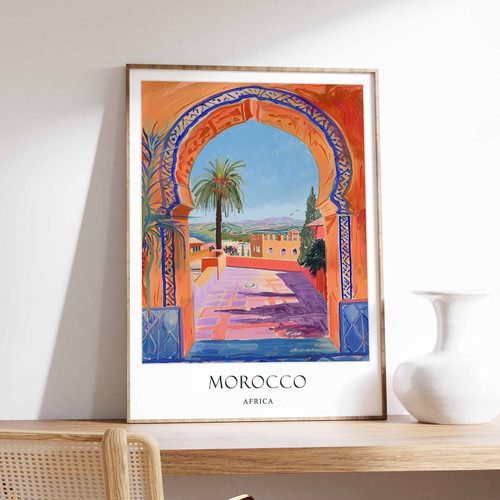 5_Morocco Poster, Islamic Decor, Islamic Art, Middle Eastern Art, Morocco Gift,